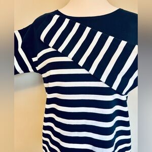 J. Crew Navy & White Striped Mariner Tunic